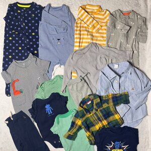 GAP Baby & Toddler Boy Clothing Bundle | 0–2T | 18+ Pieces